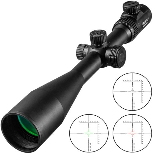 10-40X56 AOE Hunting Scopes Side Wheel Parallax Adjustment Optics Riflescope Red Green Dot Sight For Military Scopes