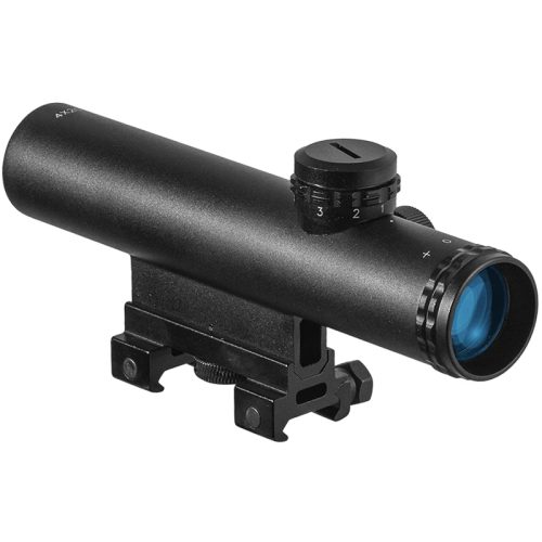  HD 4X20 Tactical Scope with BDC Turret Mil-DOT Reticle for Hunting